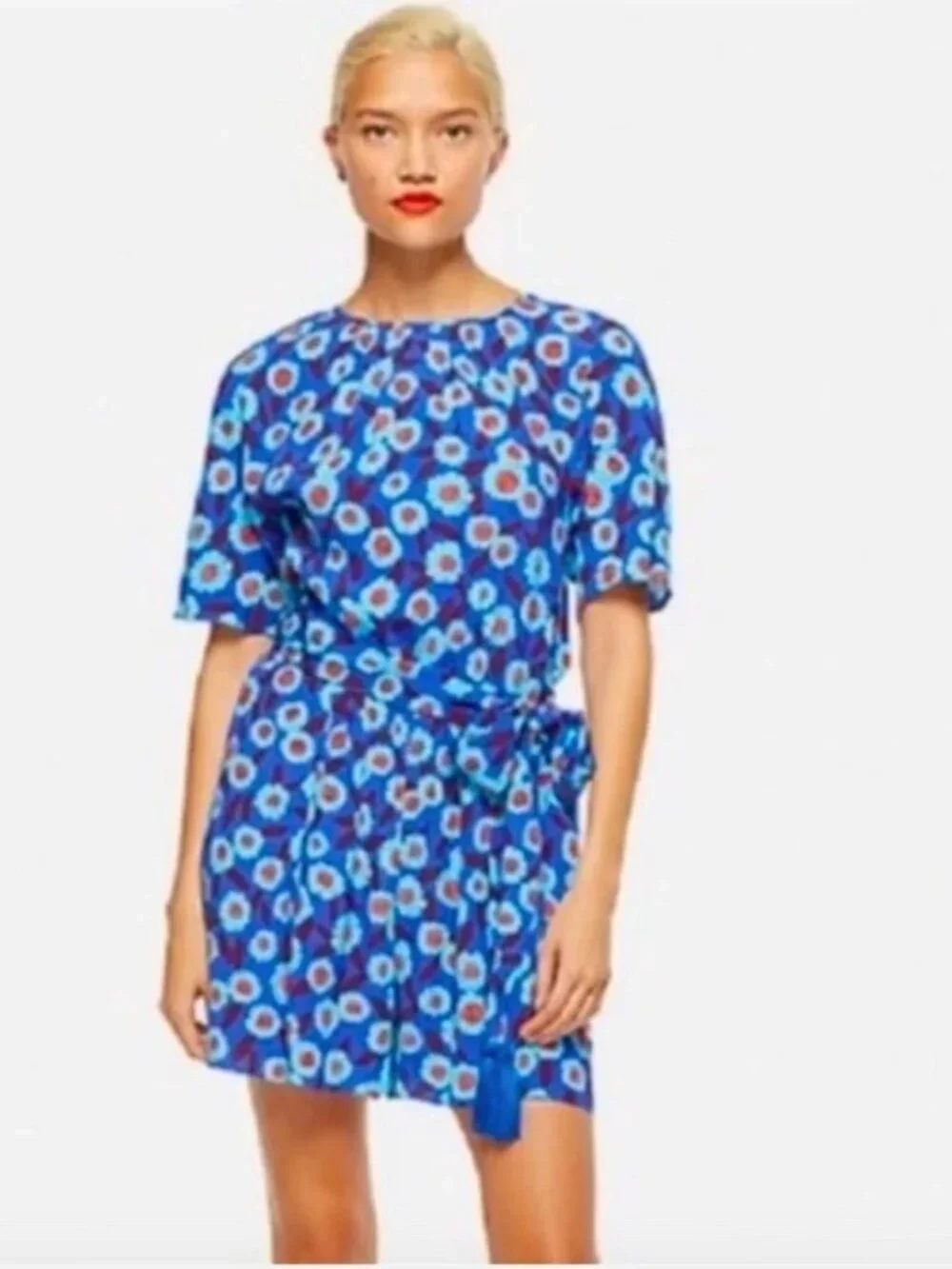 Kate Spade Tangier Floral Crepe Jumpsuit Small